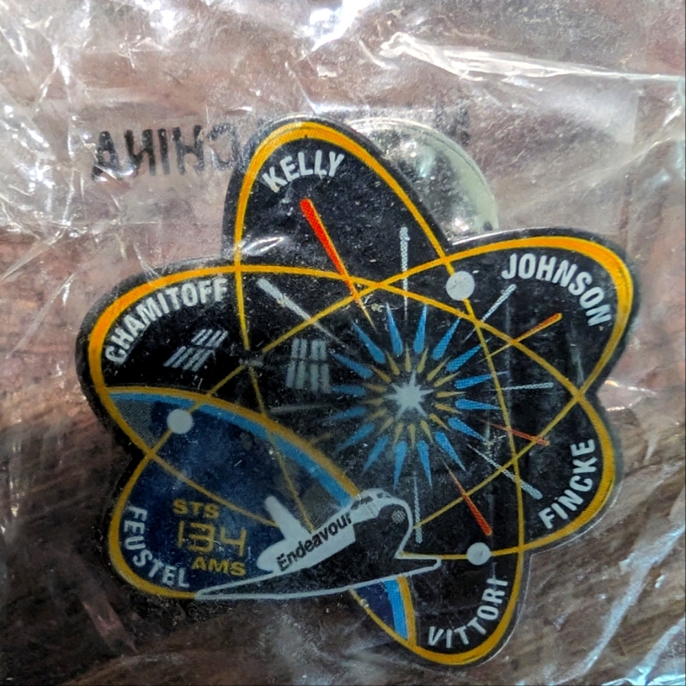 STS 134 Shuttle Mission Pin